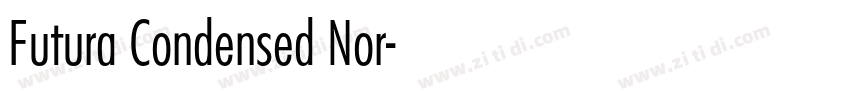 Futura Condensed Nor字体转换